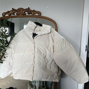 White Puffer Jacket